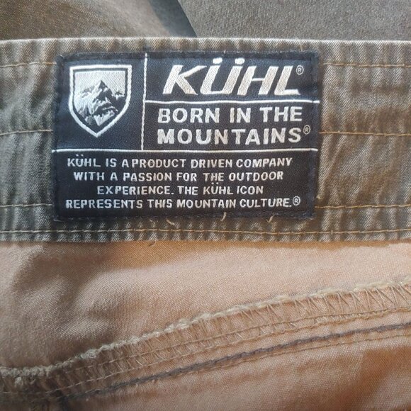 Kühl Active Mountain Men's Shorts Patina Brown 40 Hiking Camping - Picture 9 of 9